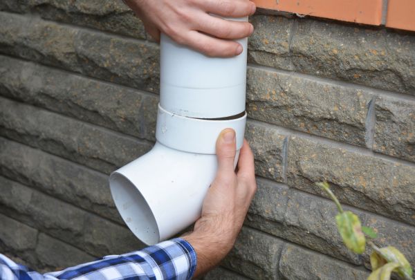 Drainage Downspout Repair in Marion